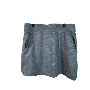 Orvis Classic Collection Womens Floral Jacquard Skort XL Elastic Waist